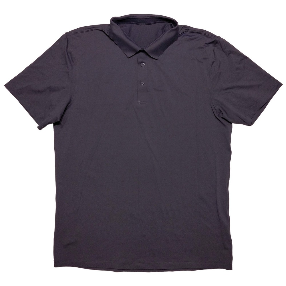 LULULEMON Men's Performance Polo Shirt Golf Dark Gray Medium M